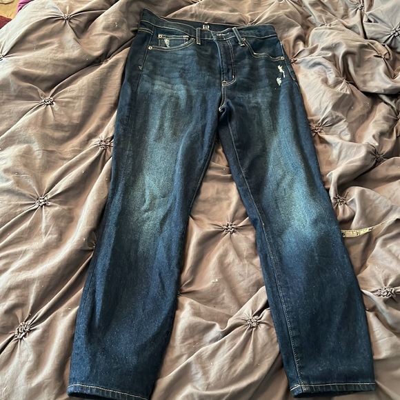 Gap High Rise True Skinny Jeans Dark Wash - Picture 3 of 5